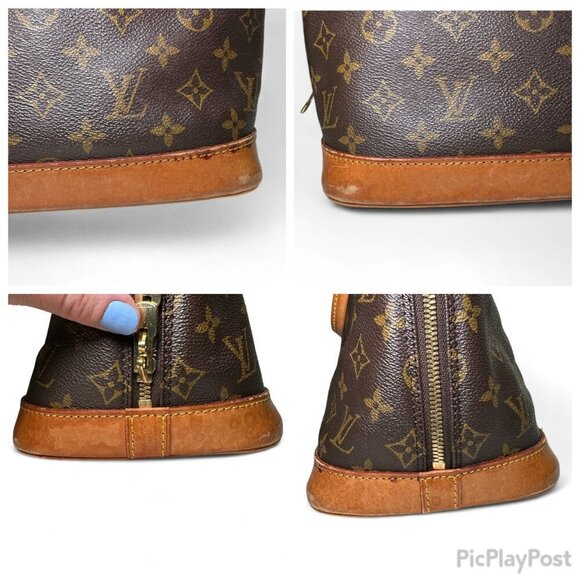Louis Vuitton Monogram Alma PM Brown Canvas Handbag - Picture 6 of 16